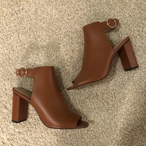 Banana Republic Peep Toe Booties